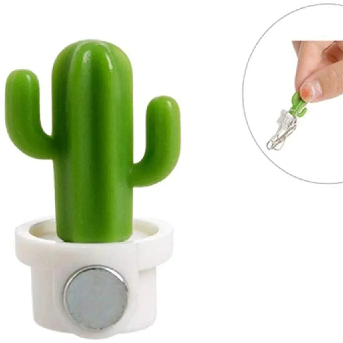 3D Stereo Cactus Potted Fridge Magnets Refrigerator Message Stickers