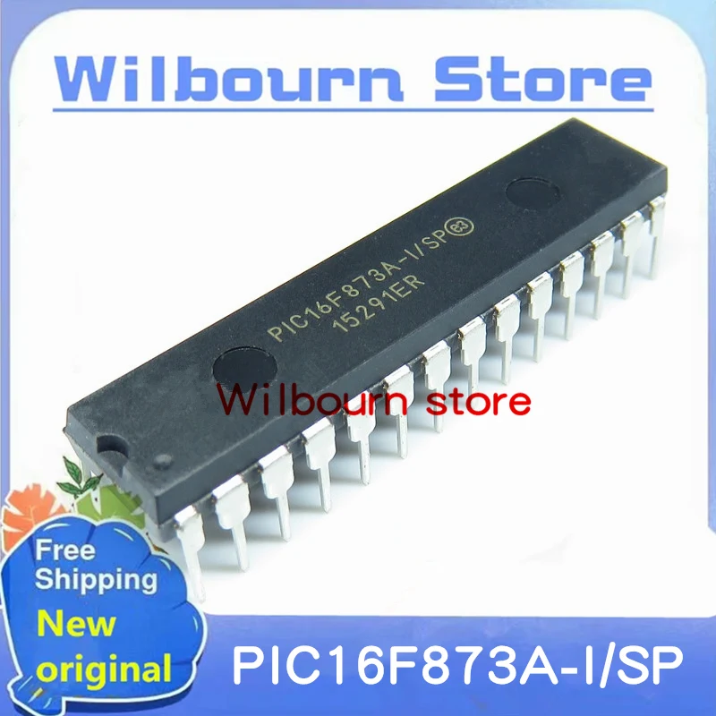 

5pcs/lot 100% new PIC16F873A-I/SP PIC16F873A 16F873A DIP28 Controller chip