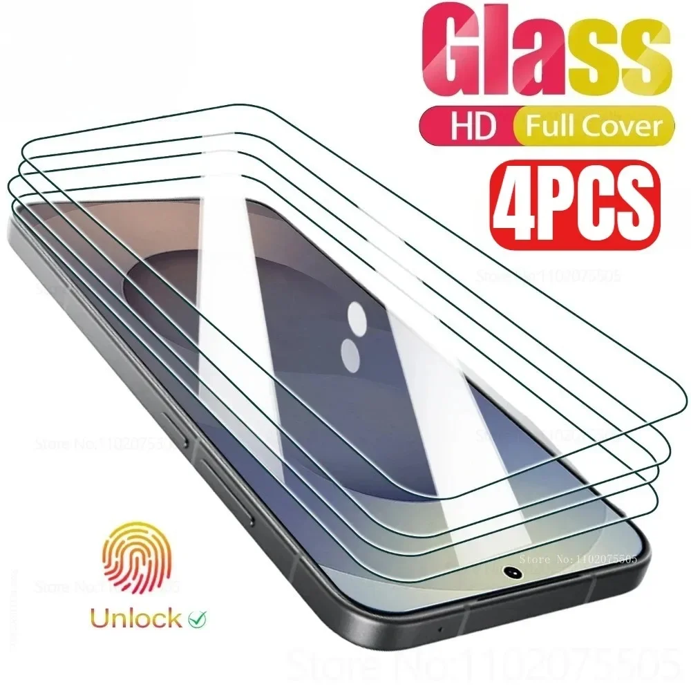 4 Stück High Definition gehärtetes Glas für Samsung S25 S24 Ultra S20 S22 S10 Plus Displayschutzfolie Samsung S21 S23 Ultra S24 S23 FE