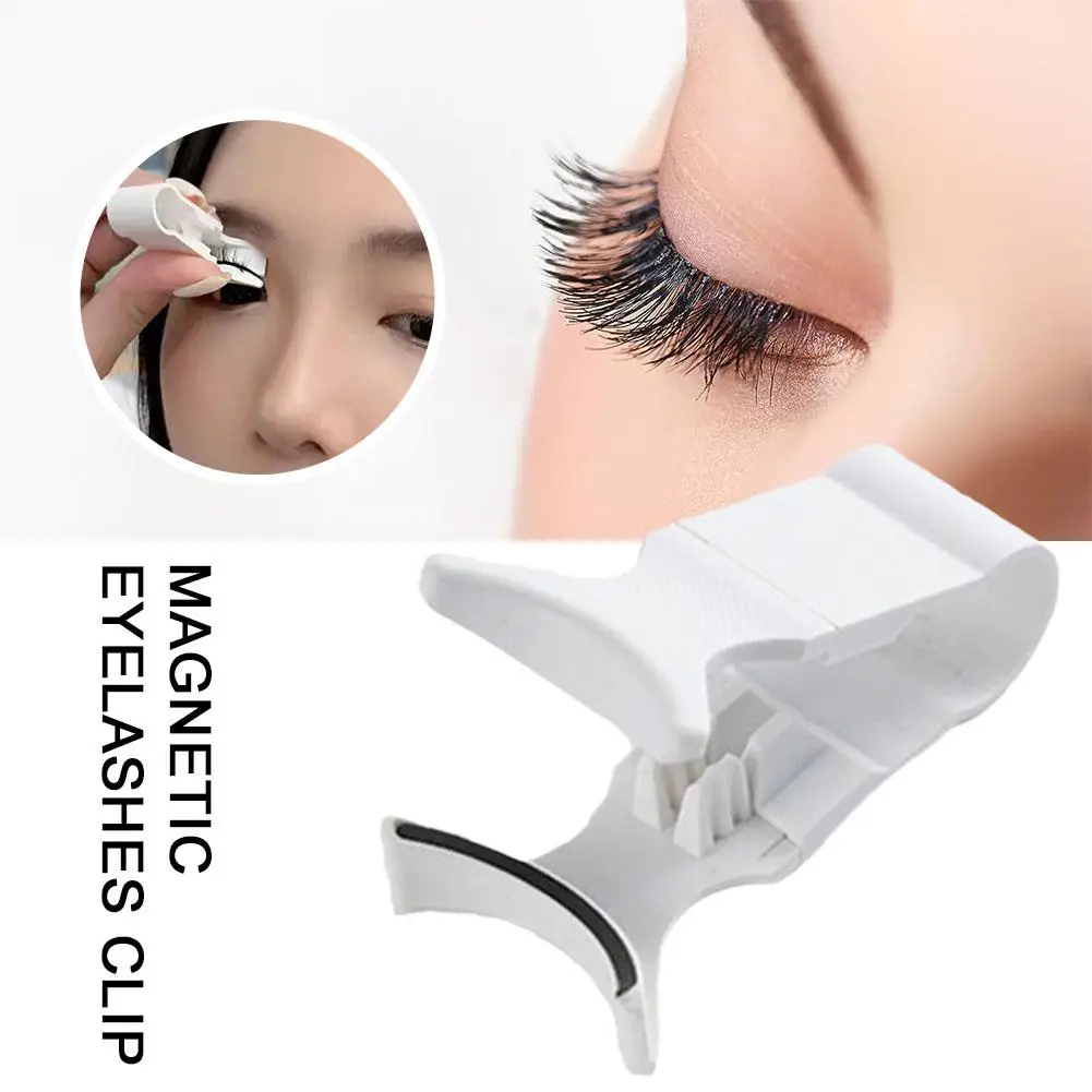 U-Vormige Magnetische Wimpers Applicator Helper Tool Inspanning Gebruik Gereedschap Opslaan En Make-Up Valse Tot Eenvoudige Magnetische Wimpers Clip I9u4