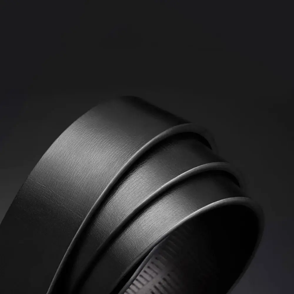 عارضة بو الجلود الأعمال حزام جلد تصميم فاخر خمر التلقائي مشبك حزام حزام للرجل