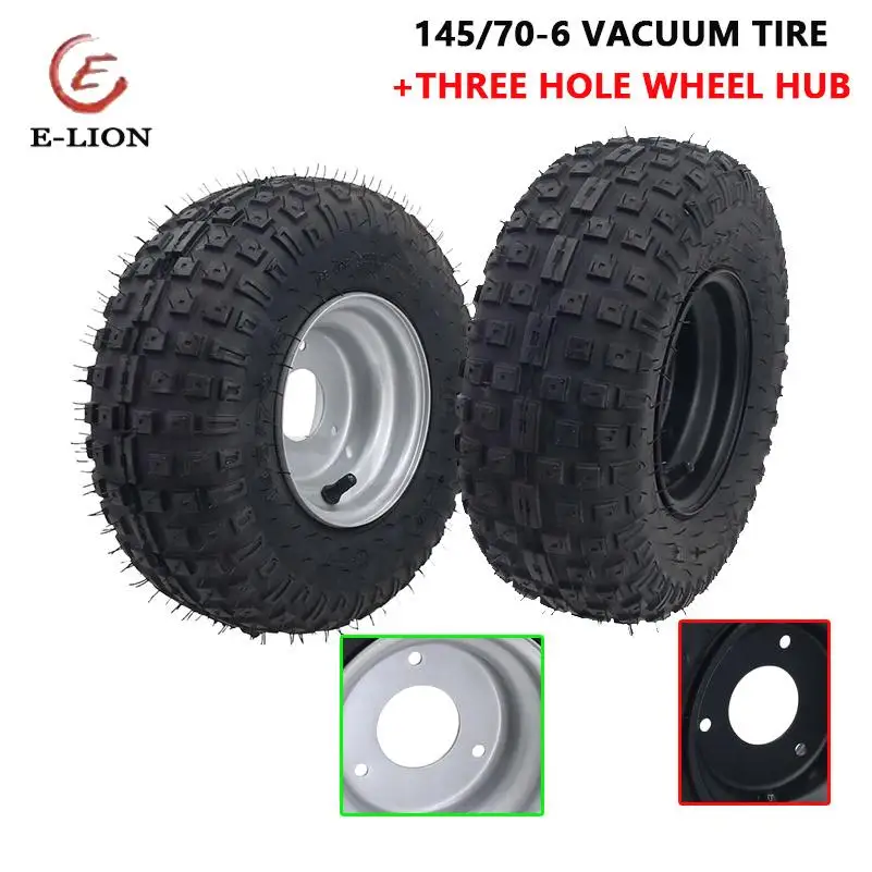 

High quality 6-inch ATV wheels with 145/70-6 tires suitable for 6-inch iron rims for karting Buggie ATV Quad