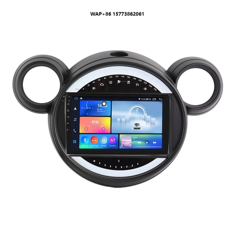 

9-Inch Android AUTO GPS Dashboard Stereo DVD Player CarPlay DSP USB for MINI 2001-2014 Touch Screen Backup Cmera