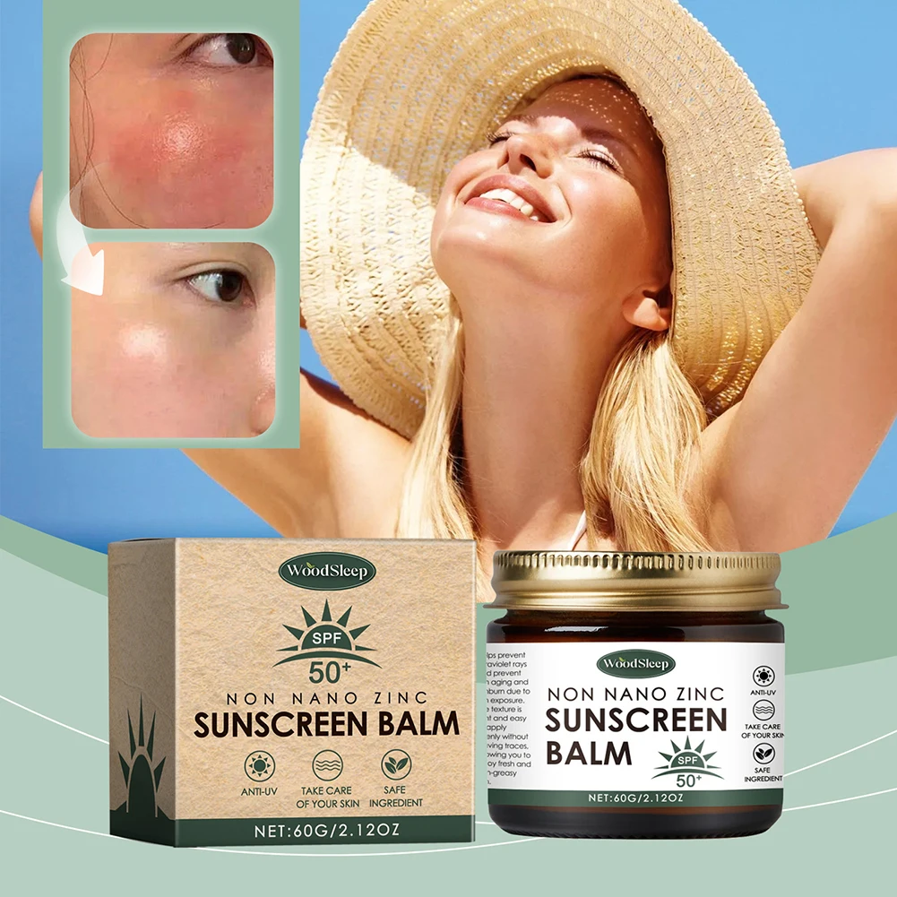 

SPF50 Body Sunscreen Balm After Sun Skin Repair Cream Moisturizing Sun Block Balm Sweatproof Waterproof UV Oil-control Cream