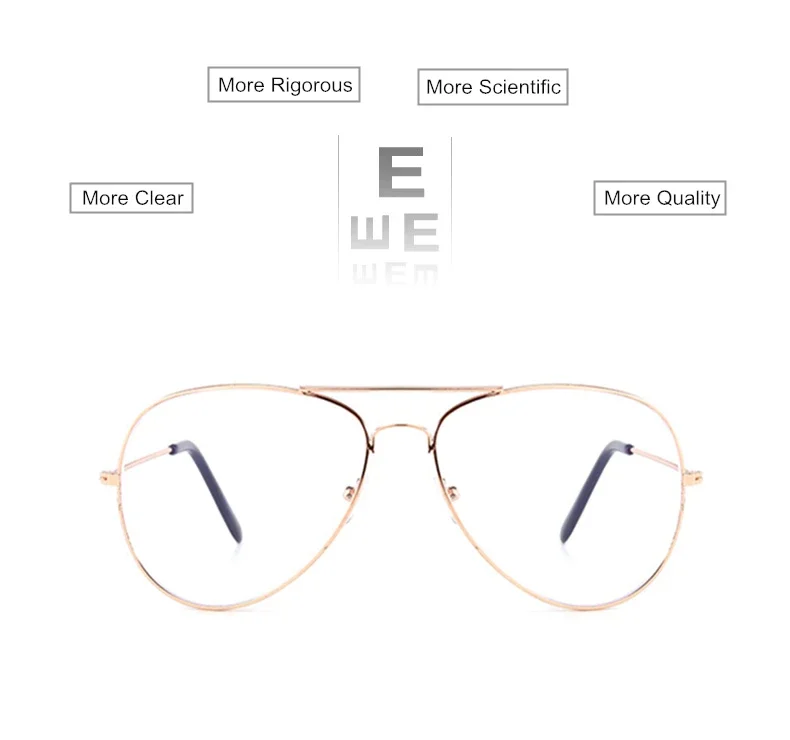 SWOKENCE Myopie Rezept-0,5 zu-10 Frauen Männer Polit Legierung Rahmen Kurzsichtig Brille Astigmatismus Angepasst F067 – Detail 2