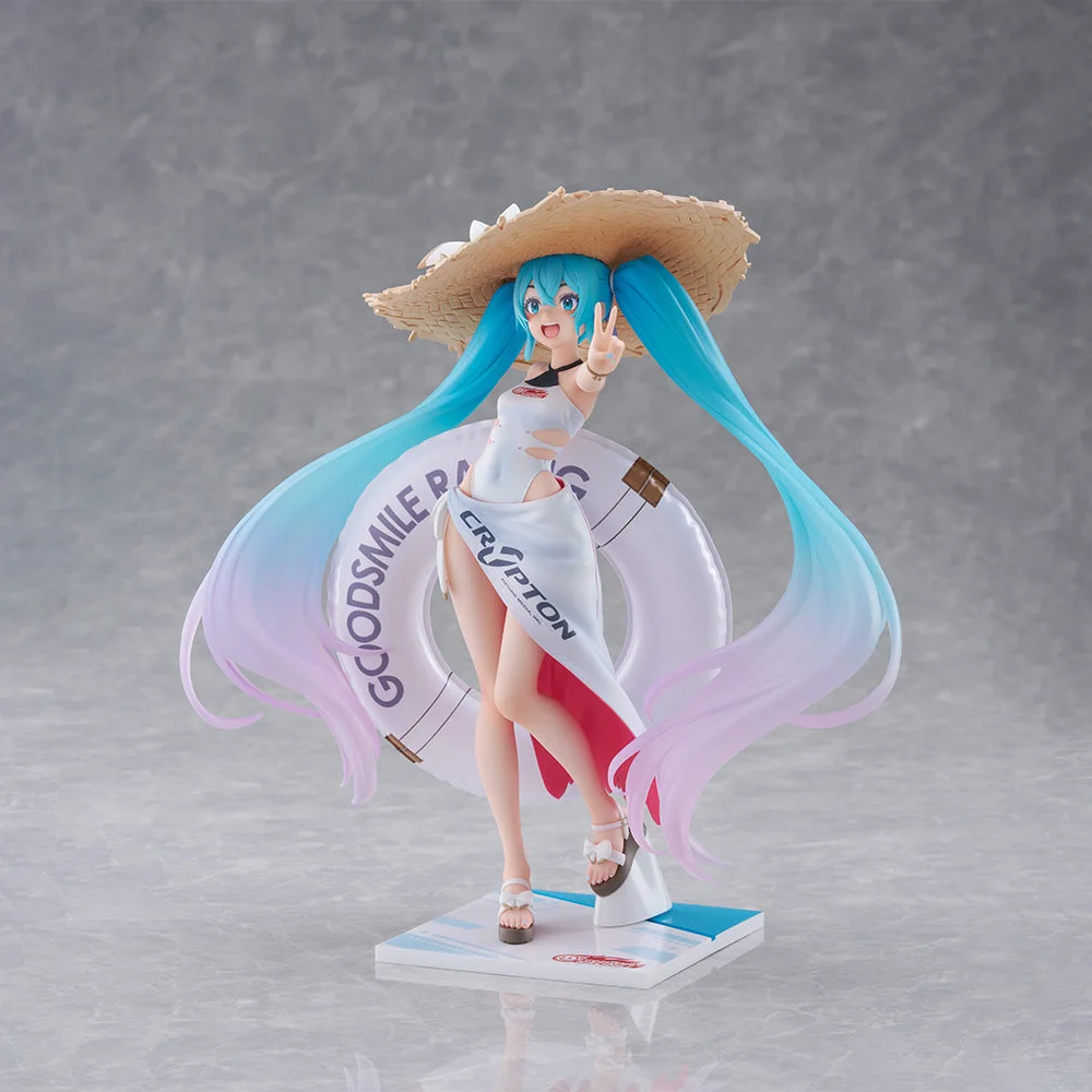 100% Original en Stock FuRyu Tenitol Vocaloid Hatsune Miku Racing Miku 2024 Tropical Ver. Collection de figurines d'anime