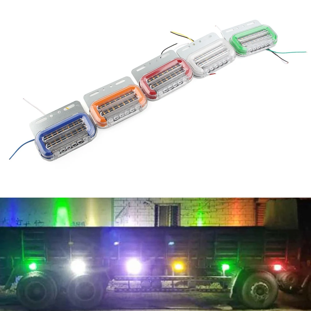 

24 В динамический светодиодный боковой габаритный фонарь, автомобильный внешний фонарь, сигнальная лампа для грузовика, прицепа, грузовика, каравана, пикапа, фургона и т. д.
