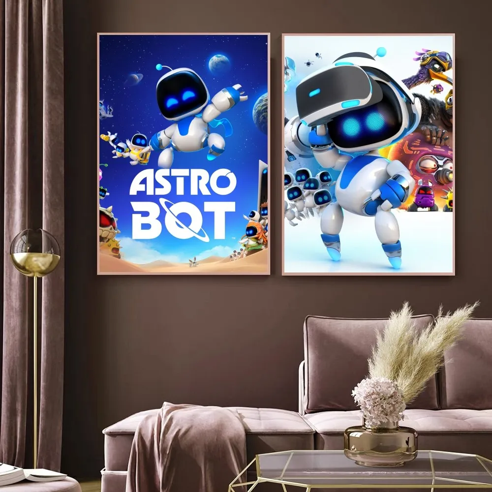 Classic Game A-Astro Bot Poster Room Home Bar Cafe Decor Nordic Decor Office Home Gifts