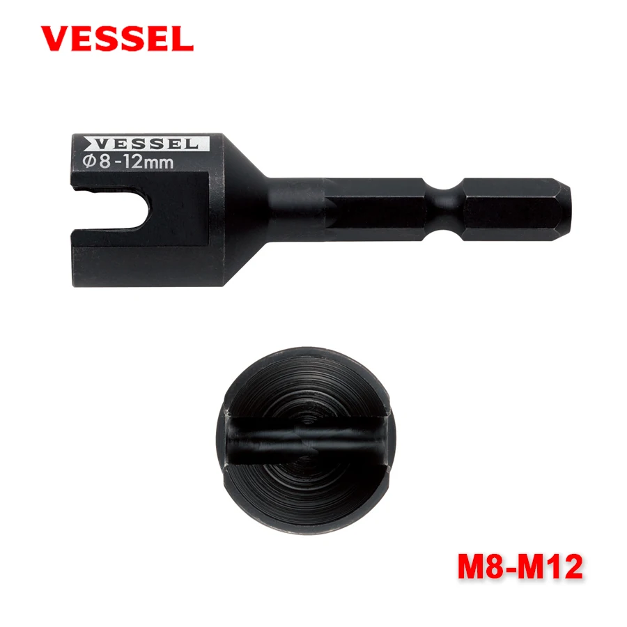 VESSEL “BARITORI” Full Tread Burring Bit For M8,3/8″,M10,M12 (Steel) No.A20ZB55