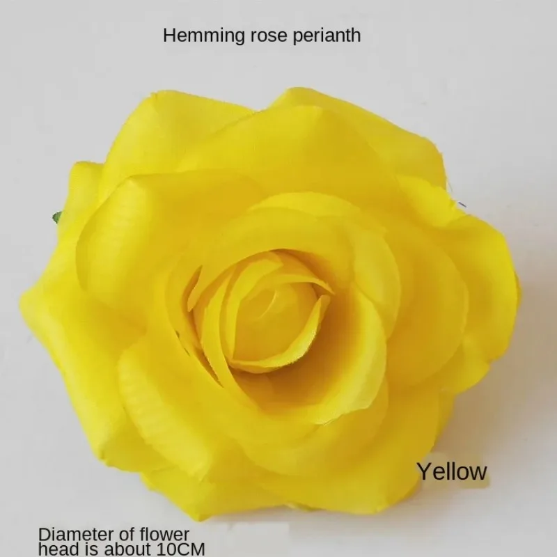 Home Artificial Simulation Orange Yellow  Hydrangea Rose Flower Living Room Window Decor Fake Flowers Wedding GuideScene Decor