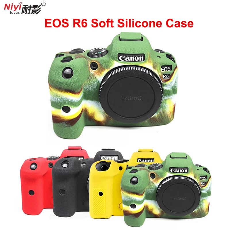 Canon EOSR6 R5 R RP silikonowy futerał torba ciała obudowa ochronna rama skóry dla Canon EOS R6 EOSR6 EOSRP EOSR EOSR5 EOS R7 aparat