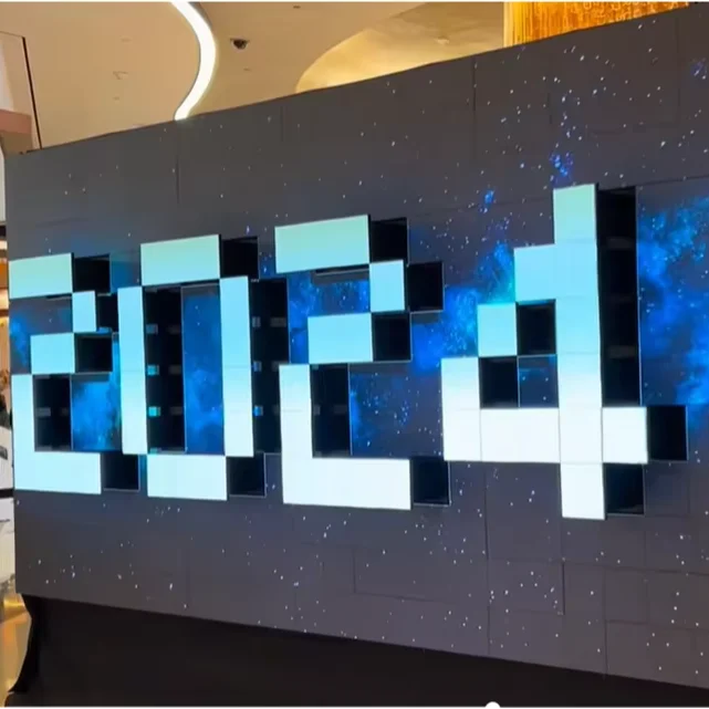 

China Factory Smart LED Display Pitch Addressable Pebble/Seed Flexible Matrix Grid Screen Lights