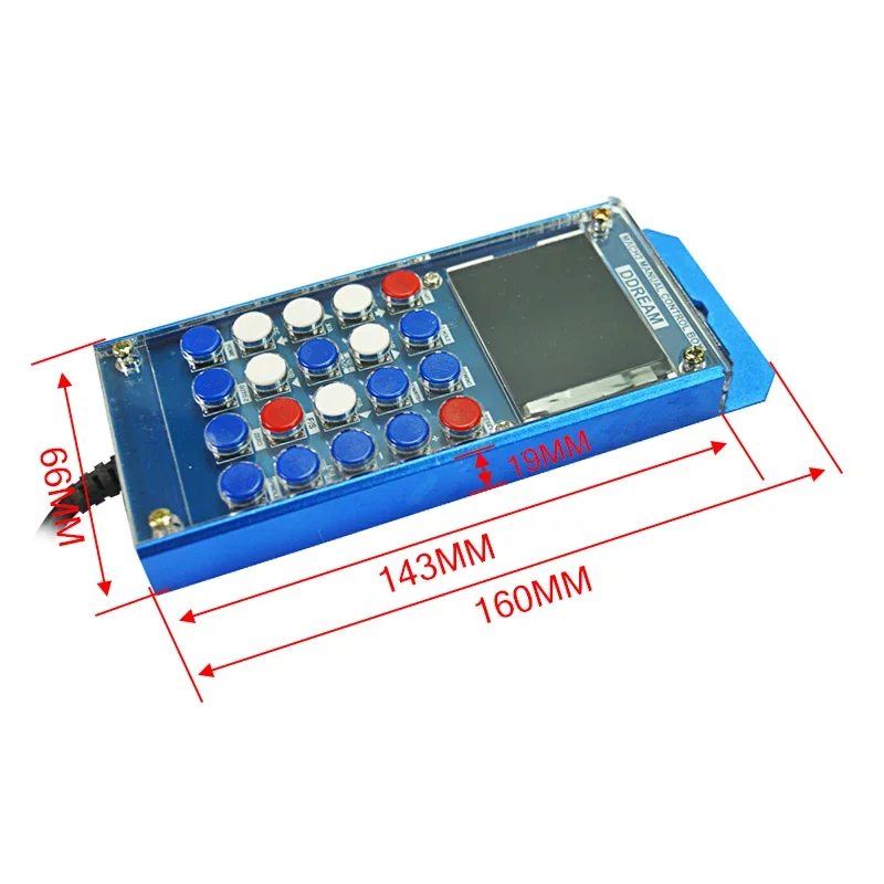Handwheel High Configuration Mach3 Manual Controller Full Serial Interface with Display Full Aluminum Anode Sand Blasting Shell