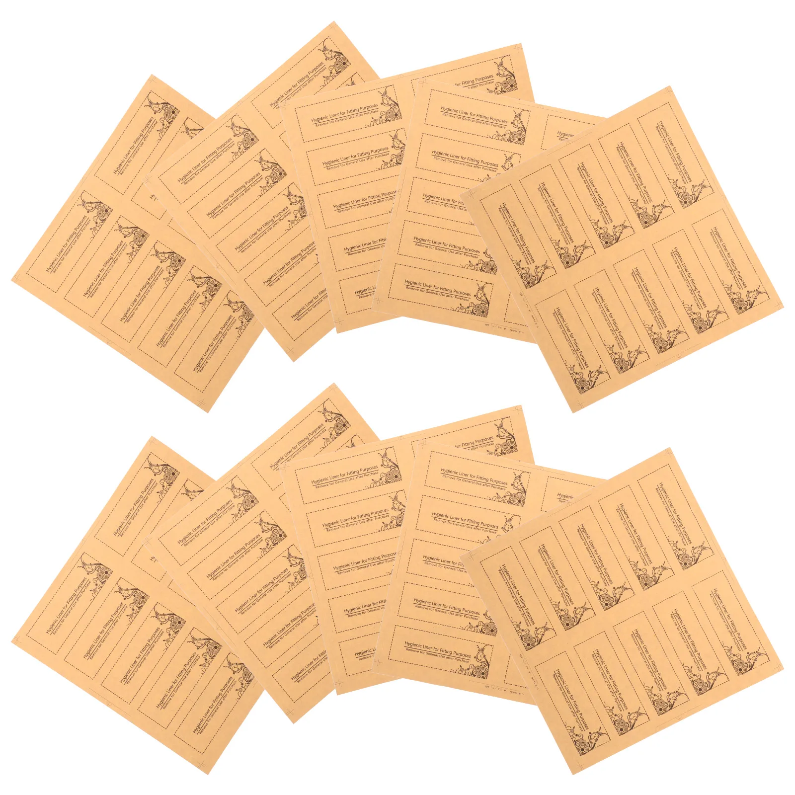 

100pcs Adhesive Protective Sticker For Swimwear Lingerie Panty Liner Pvc Underwear Protective Decal Barrier Reusable Strong