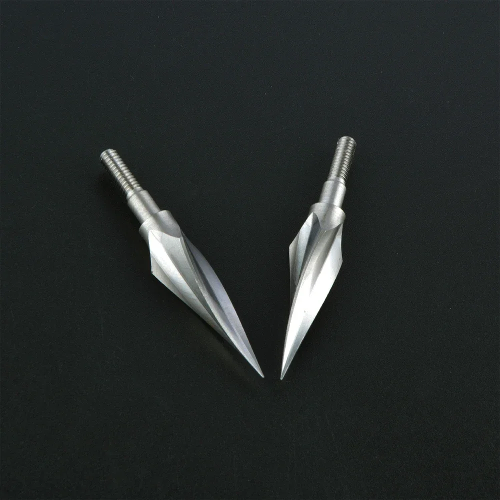 150 Grain Broadhead-Pfeilspitzen, 12 Stück, präzises Gewindedesign, korrosionsbeständiges Eisenmaterial, komplett mit Aufbewahrungsbox, universell passend für die meisten Bogenschießbögen, Ersatz-Pfeilspitzen für Amateur-Outdoor-Freizeitschießen – Detail 5