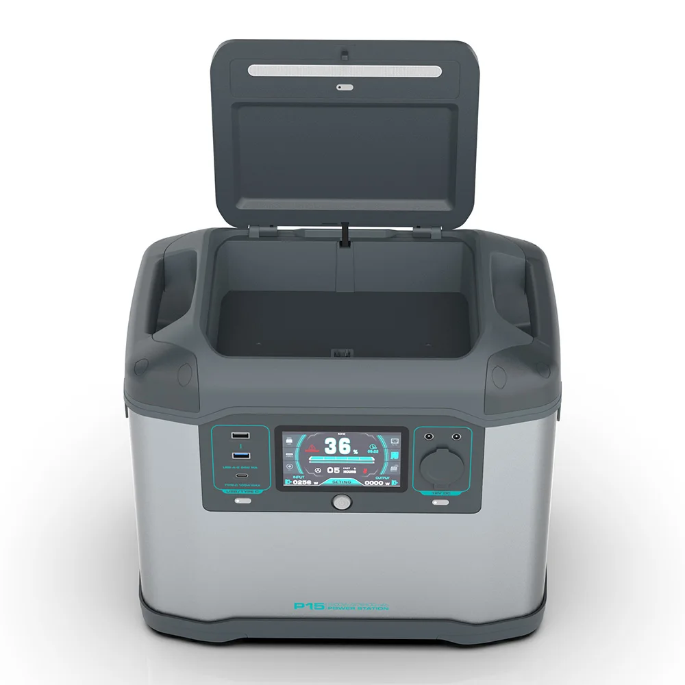 

Outdoor Big Size Backup Lifepo4 Battery Emergency Lithium Cell UPS Camping Solar Generator 1500w Portable Power Station