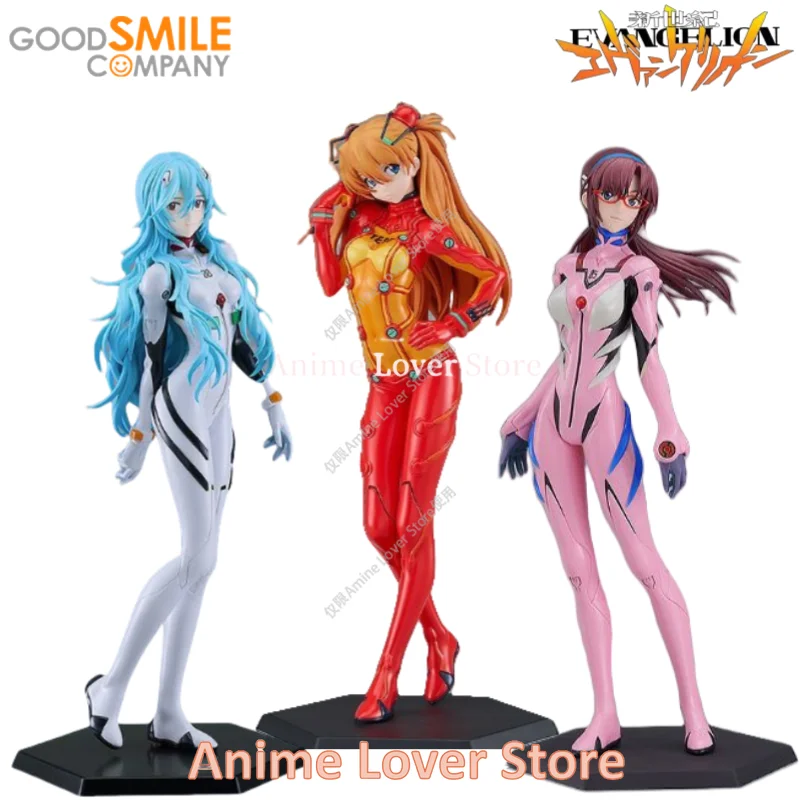 In Stock Original Good Smile PLAMAX EVANGELION Anime Figure Asuka Ayanami Rei Makinami Mari Illust Collectible Model Ornaments