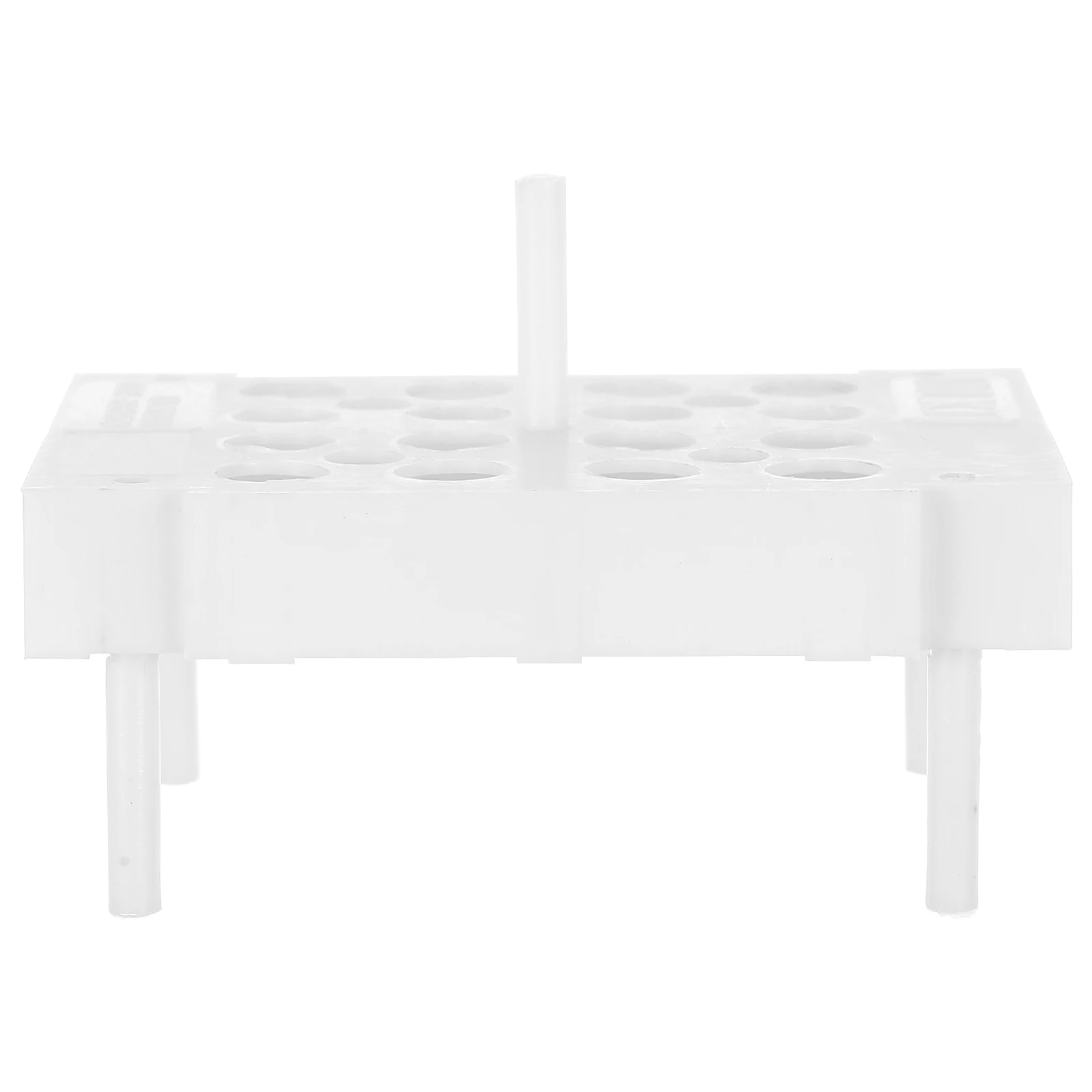 

Test Holder Tubes Rack Lab Vial White Spice Display Stand Glass Tubes Multifunctional Stable SpaceSaving