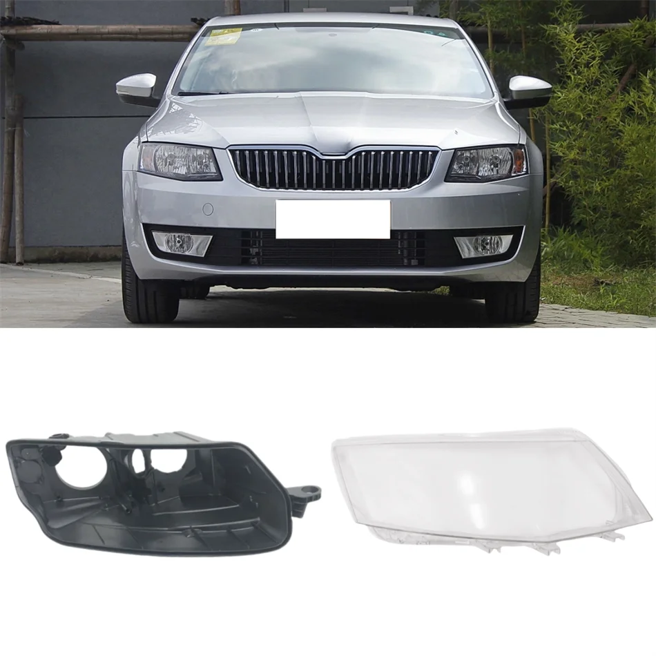 For Skoda Octavia 2015 2016 2017 Articles Cars Base Head Lamp Shell Headlight Accessories Front Headlight Shell