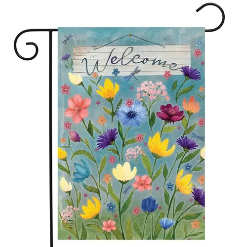 Briarwood Lane Wildflower Field Garden Flag TTL LLG