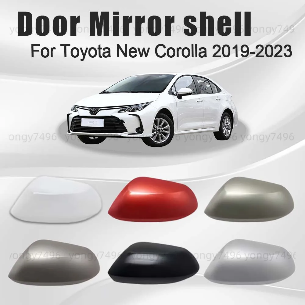 

Protective Cover Super White Biotite Door Mirror Shell For Toyota New Corolla 2019 2020 2021 2022 2023 Car Rearview Accessories