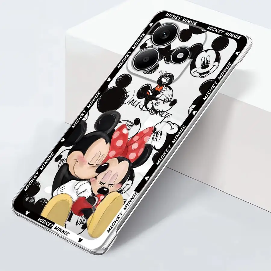 Disney Mickey Mouse Phone Case for Redmi Note 14ProPlus5G 14 13ProPlus 13 Pro 10Pro4G 12Pro5G Luxury Coque