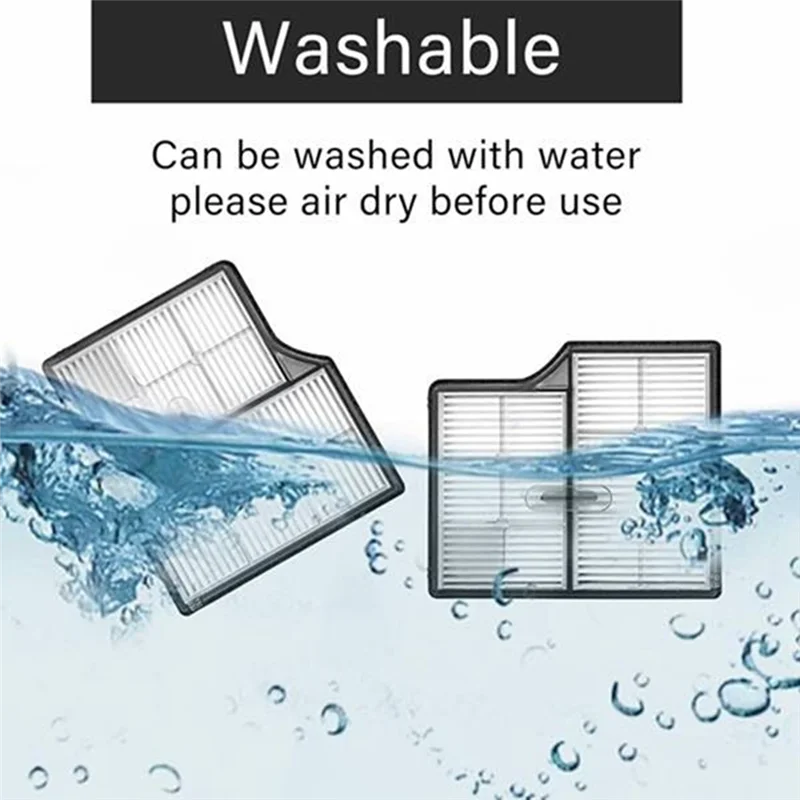 A83G-16 PCS Filter für Roborock Saros 10/G30 / S9 Maxv Ultra selbstentleerender Roboterstaubsauger, extrem langlebig