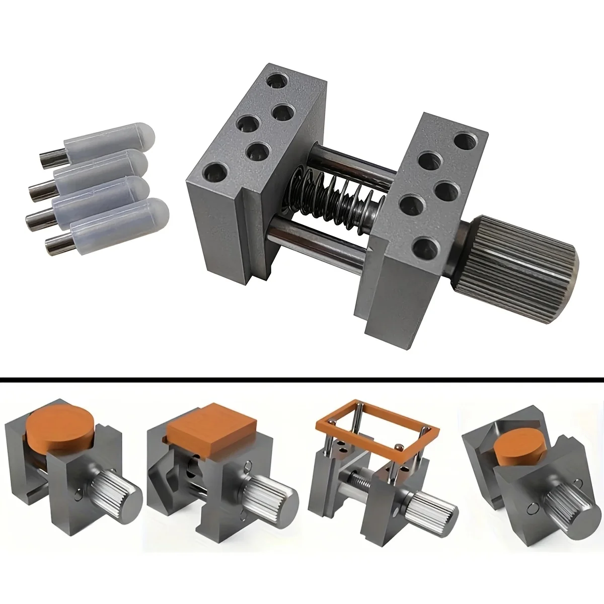 

1 шт. Многофункциональные тиски-зажимы из нержавеющей стали для моделирования, фиксации, ремонта и рукоделия