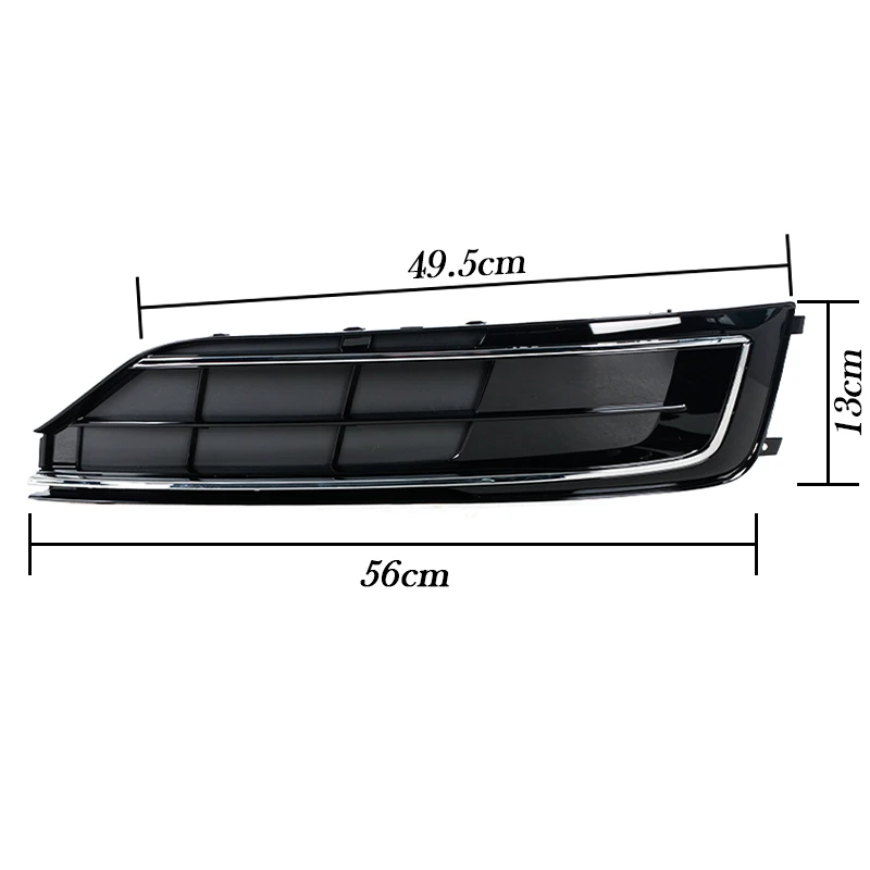 Automotive Parts Fog Lamp Frame Front Bumper Fog Light Grille Cover For AUDI A8 D4 PA 2015-2016 4HO807679RT94 4HO807680RT94