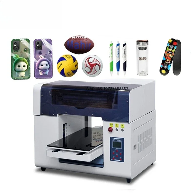 High Quality A4/A3/A2 Size Small Uv Flatbed Printer Machine for Phone Case/Golf Ball/Bottle Printing