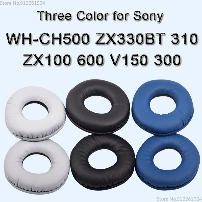 Ear Pads For Sony MDR ZX110 ZX110AP ZX110NC ZX110NA Headphone Earpads Replacement Headset Ear Pad PU Leather 70mm