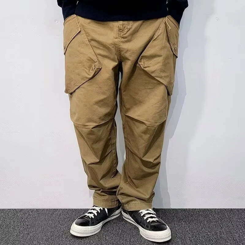 

Solid Color Zipper Baggy Cargo Pants for Men High Quality Emo Luxury Street Techwear Slacks Harajuku Designer Loose Trousers Man