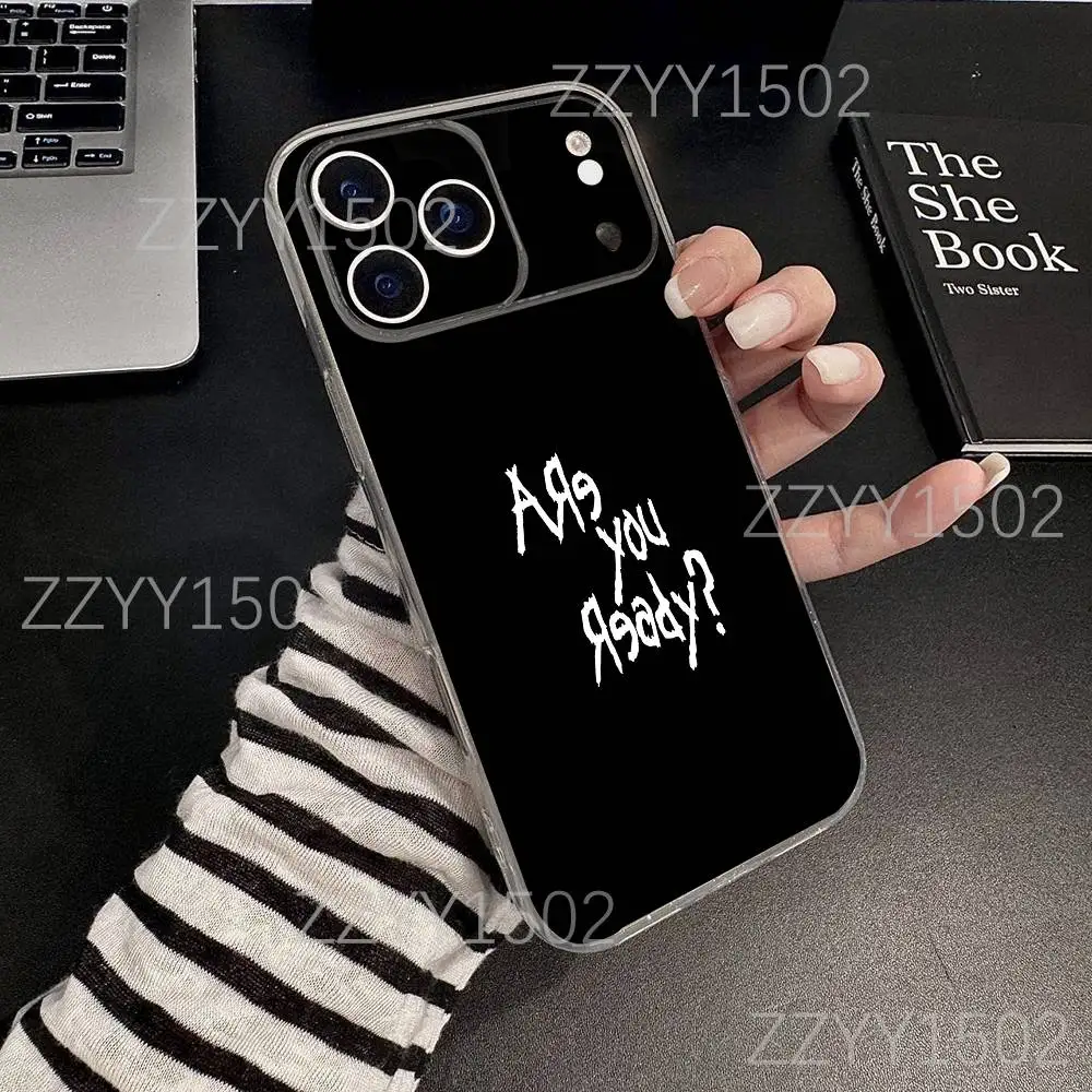 K-Korn Rock Band Untitled For iPhone 17,16,15,14,13,12,11 Pro,Max,Plus,X,XS,XR,SE4,E Mini Transparent Soft Protective Shell