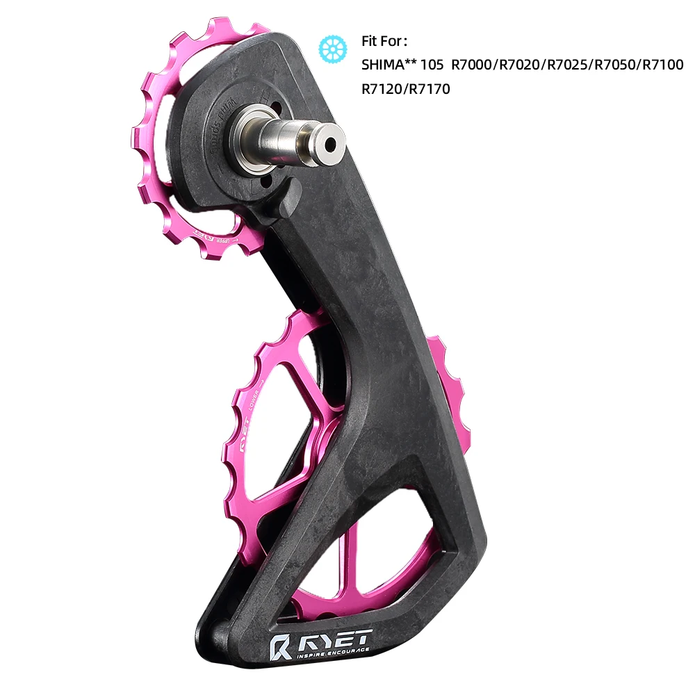RYET RS Volledige Keramische Oversized Derailleur Katrol Wiel 13 T-19 T Katrol Wiel Fit Voor Shiman R7000 R8000 R8100 R9100 R9250 Deel