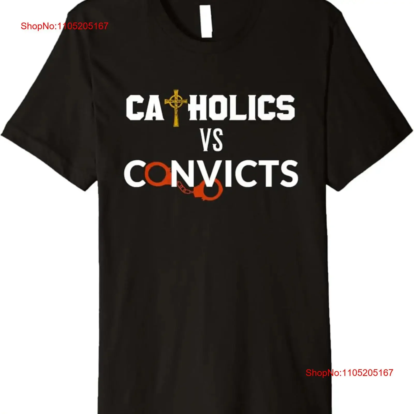 NEW Catholics Vs Convicts UNISEX T Shirt Made in USA SIZE S XL vintage Washed Versatile homme Stretched graphic streetwear