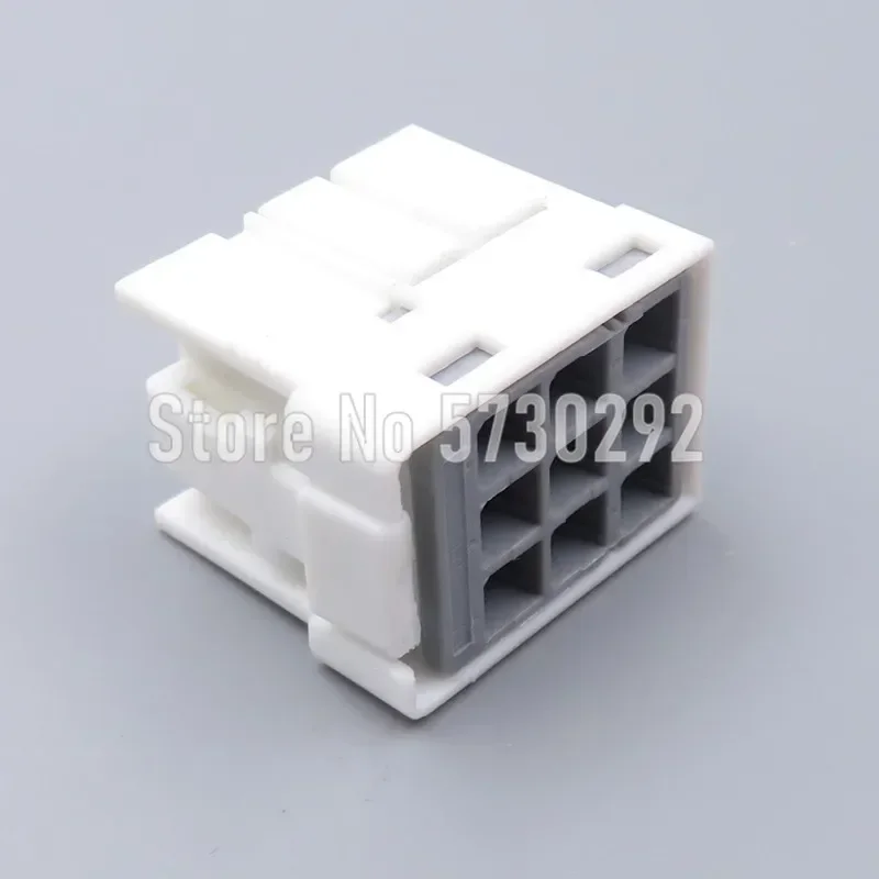 9P 2-968307-2 White Automotive Power Amplifier Wiring Harness Unsealed Connector