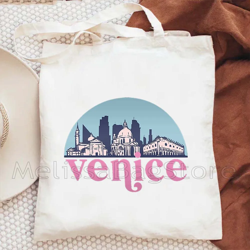 London Dubai Paris New York Seoul Bangkok Venice Cityscape Art Tote Bag Istanbul Quebec Kuala Lumpur San Francisco Cute Handbag