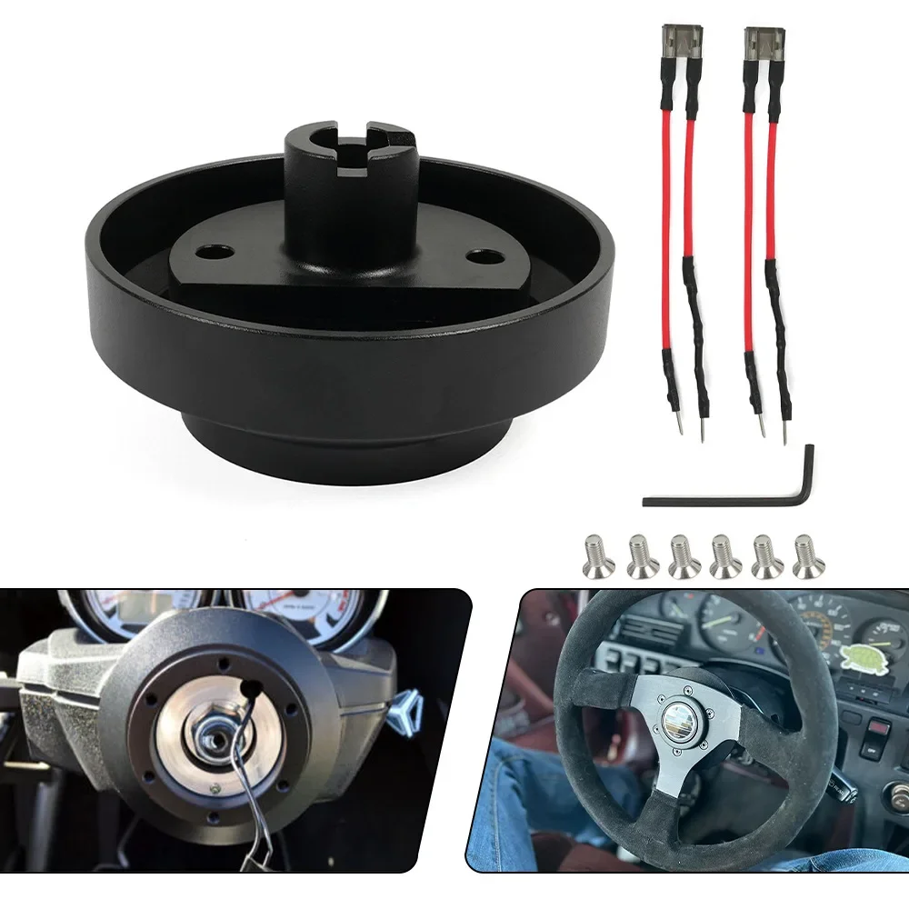 

Aluminum 70MM Steering Wheel Base Hub Adapter Boss Kit For Acura RSX/ Honda Civic S2000 CR-V CRZ