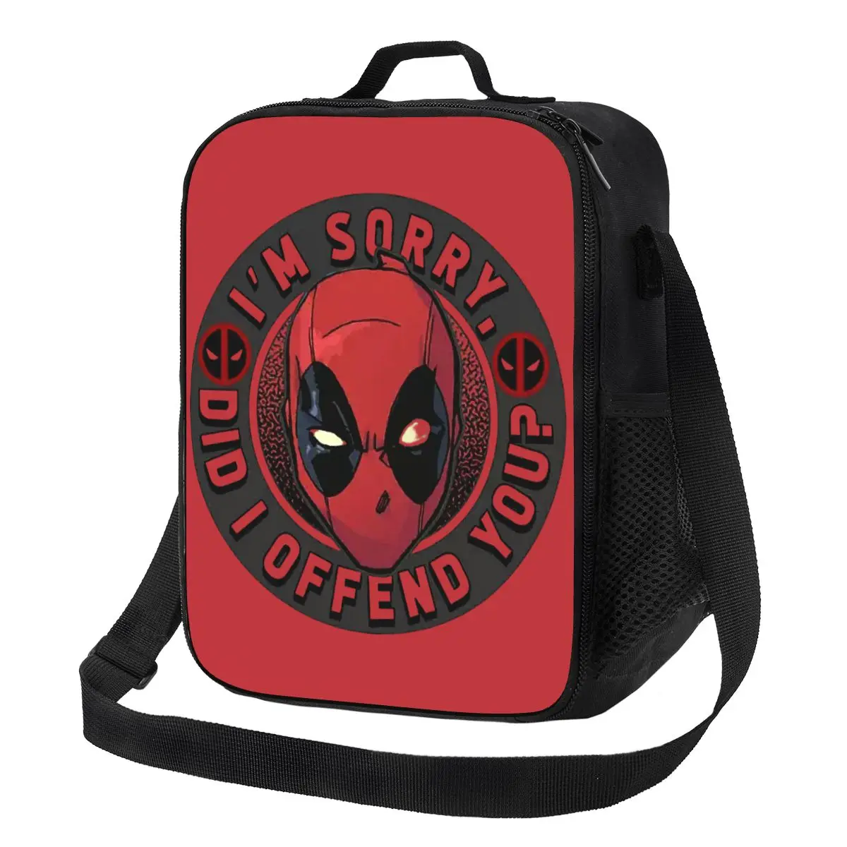 

Термоизолированная сумка для обеда Custom D-Deadpool, женская портативная сумка для обеда, многофункциональная коробка для еды для пикника на открытом воздухе