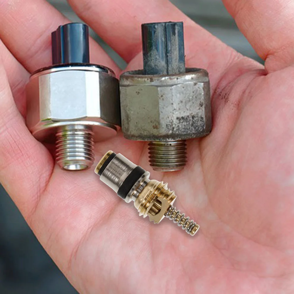 

10Pcs Automotive Copper Valve Core Kit R134a-3 High Low Pressure Replacement Valve Core for Car Ac System Charging