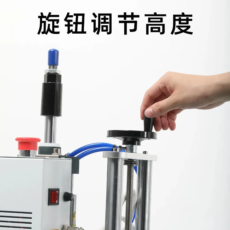 Pneumatic Desktop Hot Stamping Machine Leather LOGO Hot Stamping Machine Business Card Album Leather Stamping Hot Press Machine