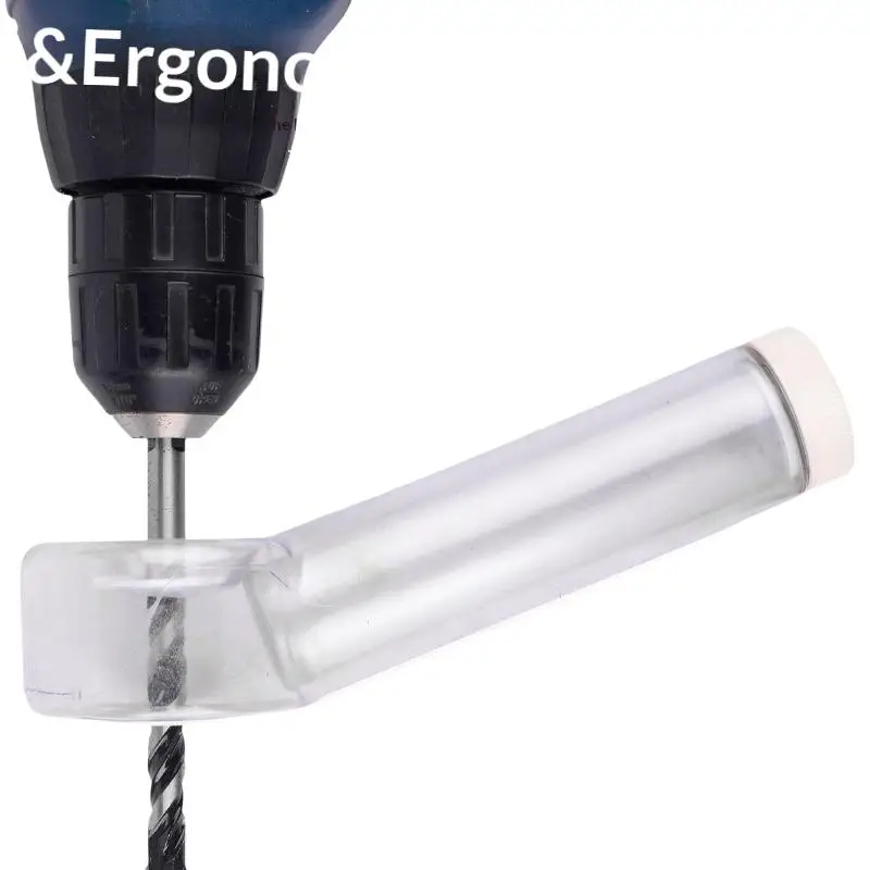 New-1Pc Sealed Dust Containment System Power Drill Dust Cover With Integrated Drill Bit Storage Case For Clean & Safe Drilling