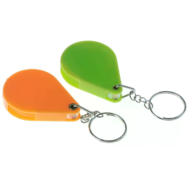 Mini Magnifier 6x 8X 10X Foldable Pocket Magnifier Portable 60mm Jewelry Reading Magnifying Glass Loupe