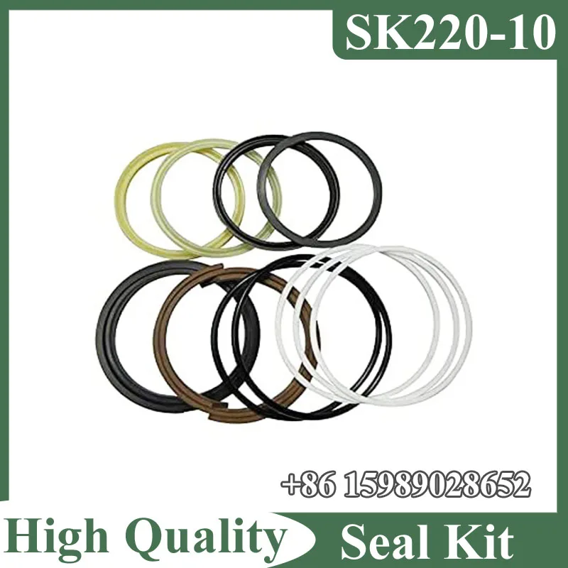 

SK220-10 Boom/Arm/Bucket Seal Kit for Kobelco SK220-10 Excavator Hydraulic Cylinder Seal Kit