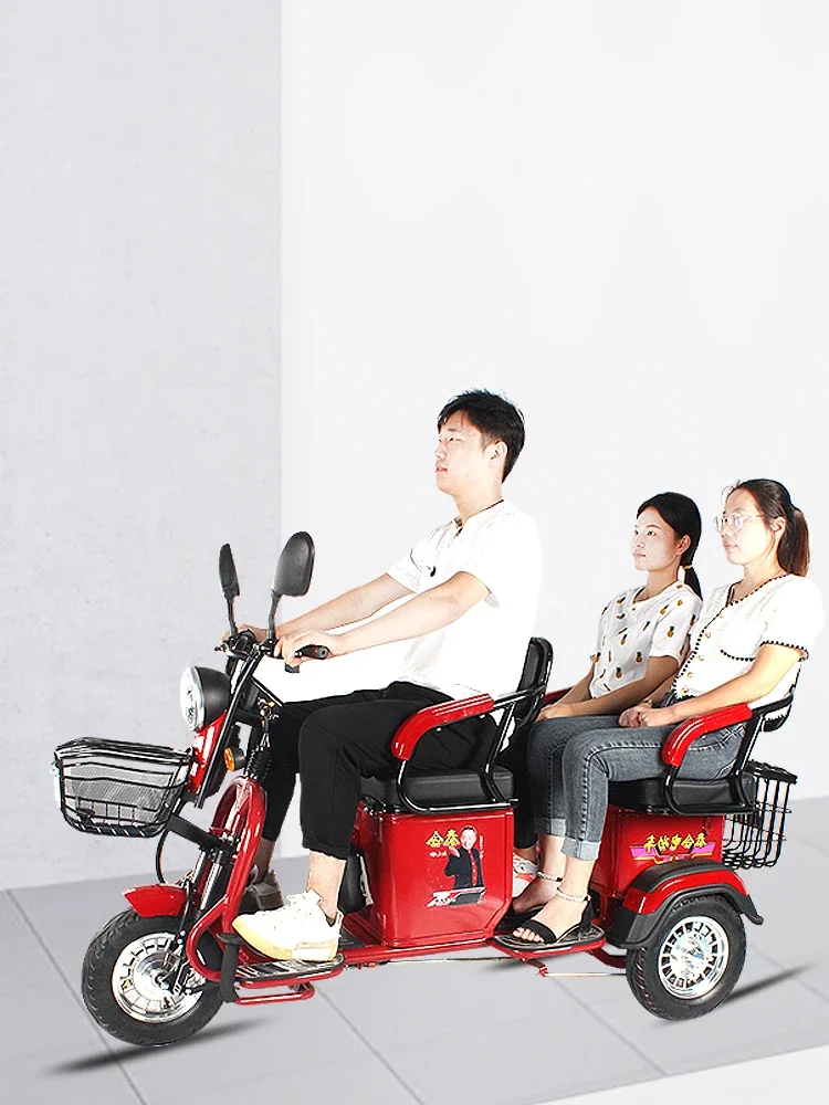 Electric Tricycle for Children Pick up Vehicle Kids 3-Wheel Car Green Red Blue Children's Electric Tricycle Car for Home Use