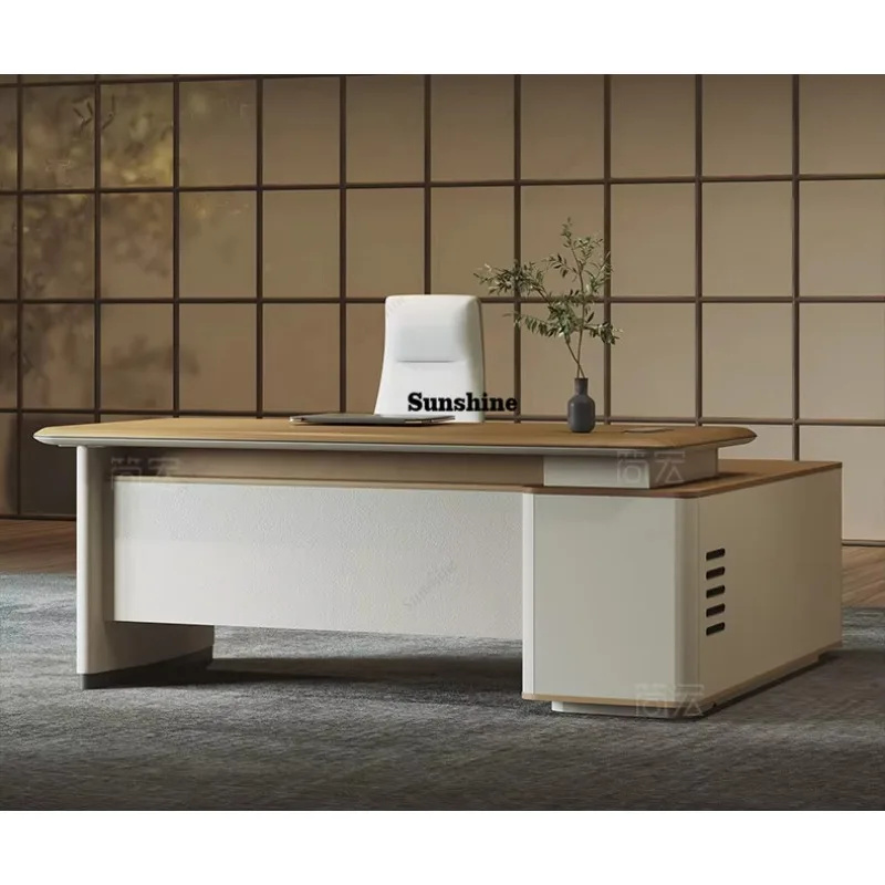 YManager's desk, head desk, female president's desk and chair combination, simple, modern and light luxury