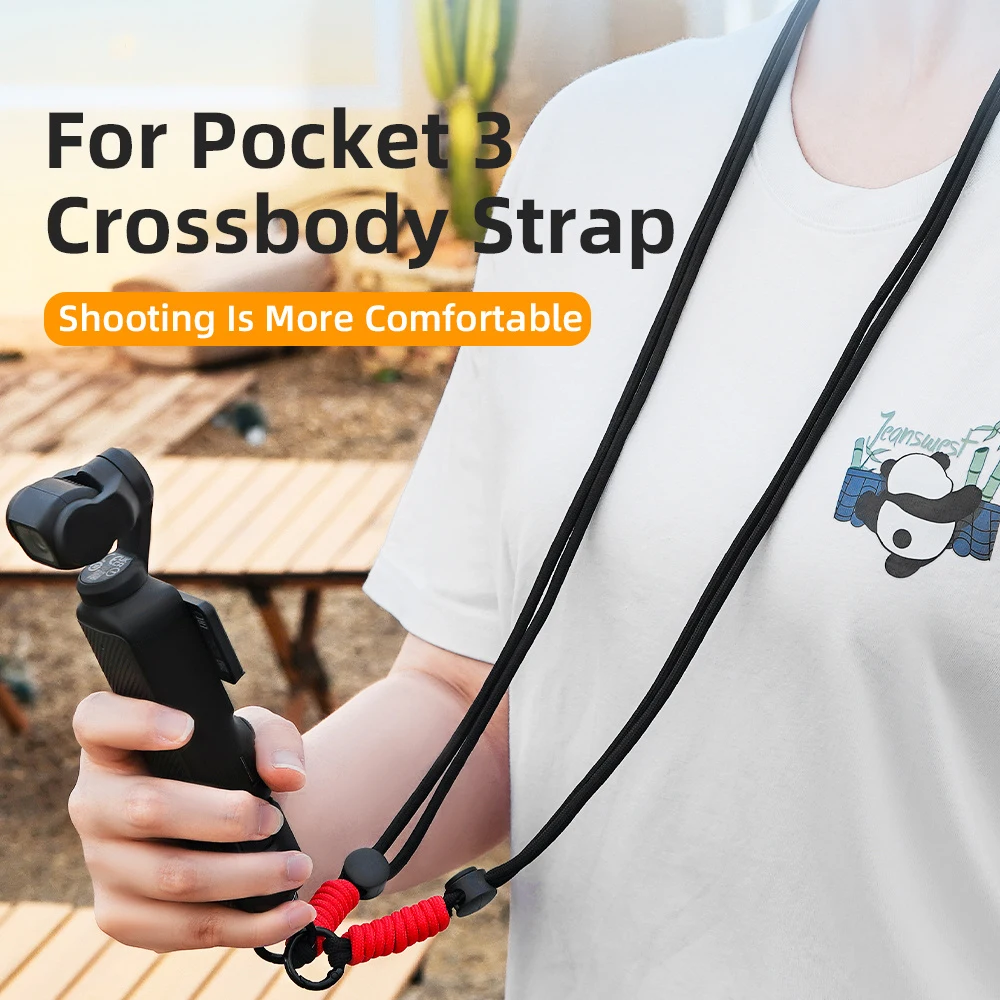 ل DJI Osmo Pocket 3 مكافحة خسر حبل حزام الحبل حزام الرقبة الرافعة ل Insta360 One X2/X3 يده كاميرات Gimbal الملحقات