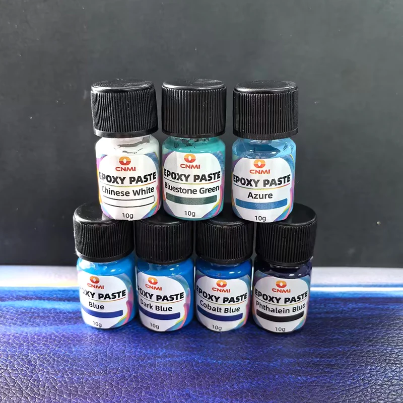 10g 7 Farben Harz Ozean Malerei Hohe Konzentration Harz Paste Pigment Harz Farbstoff Farbstoff Für Kunst Machen DIY farbstoff Werkzeuge – Detail 4