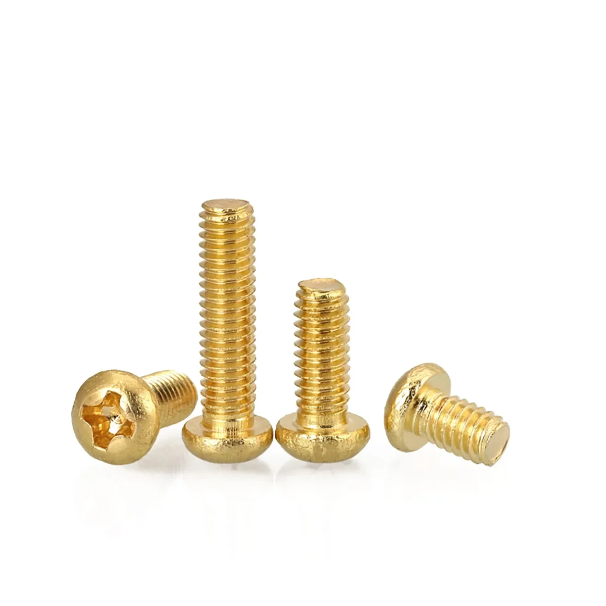 

M2M3M4M5M6 Brass Cross Round Head Screw Pan Head Mechanical Screw