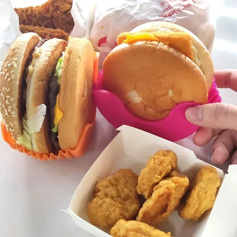 Burger Boxes Barbecue Kitchen Utensils Useful Things Pork Belly Silicone Stand Kitchenware Gadgets Home Kitchens Accessories Bar